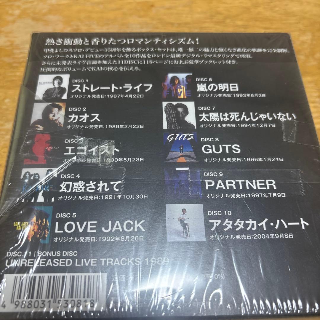 甲斐よしひろ SOLO WORKS box limited