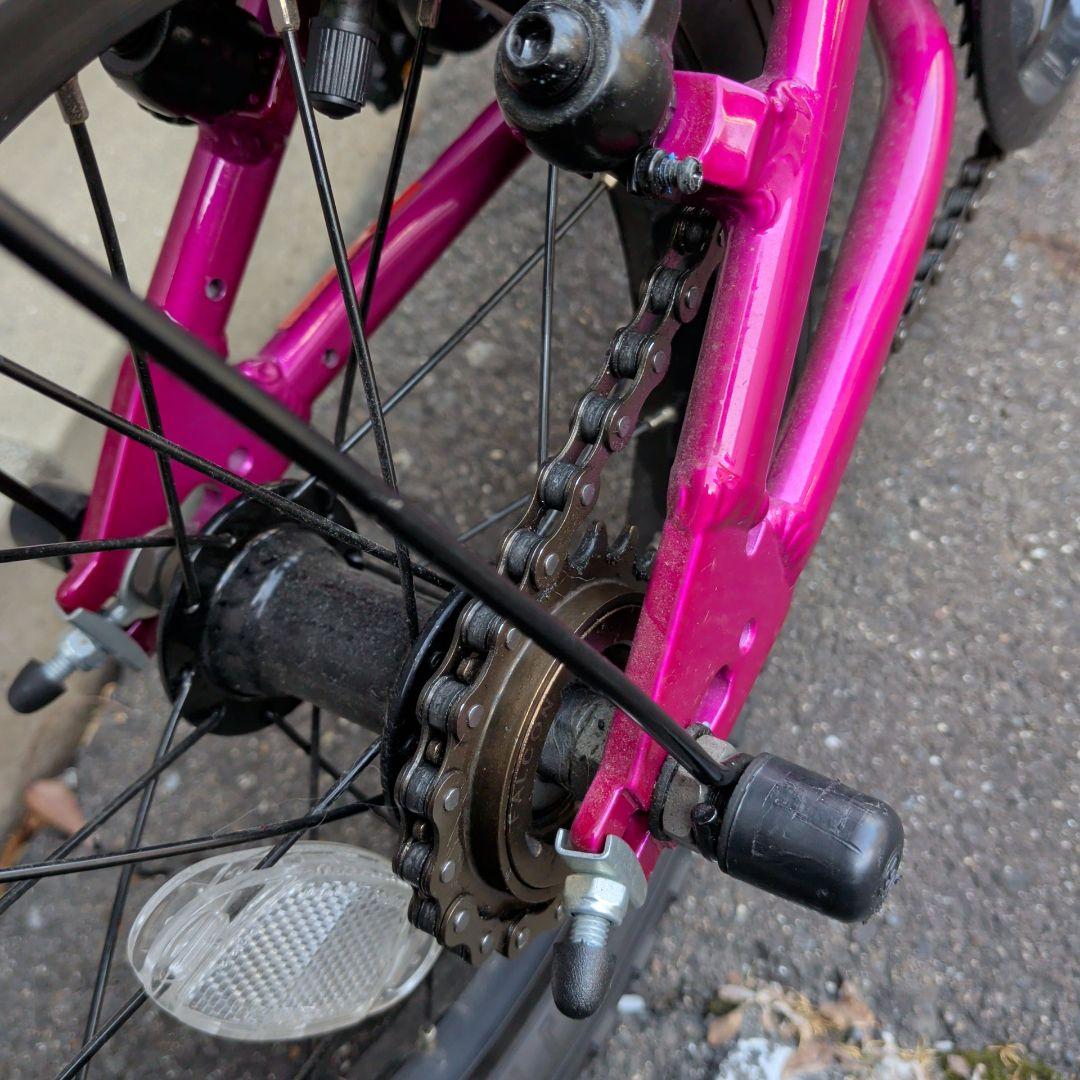 ヨツバサイクル 14インチ ピンク 美品 直接引取可