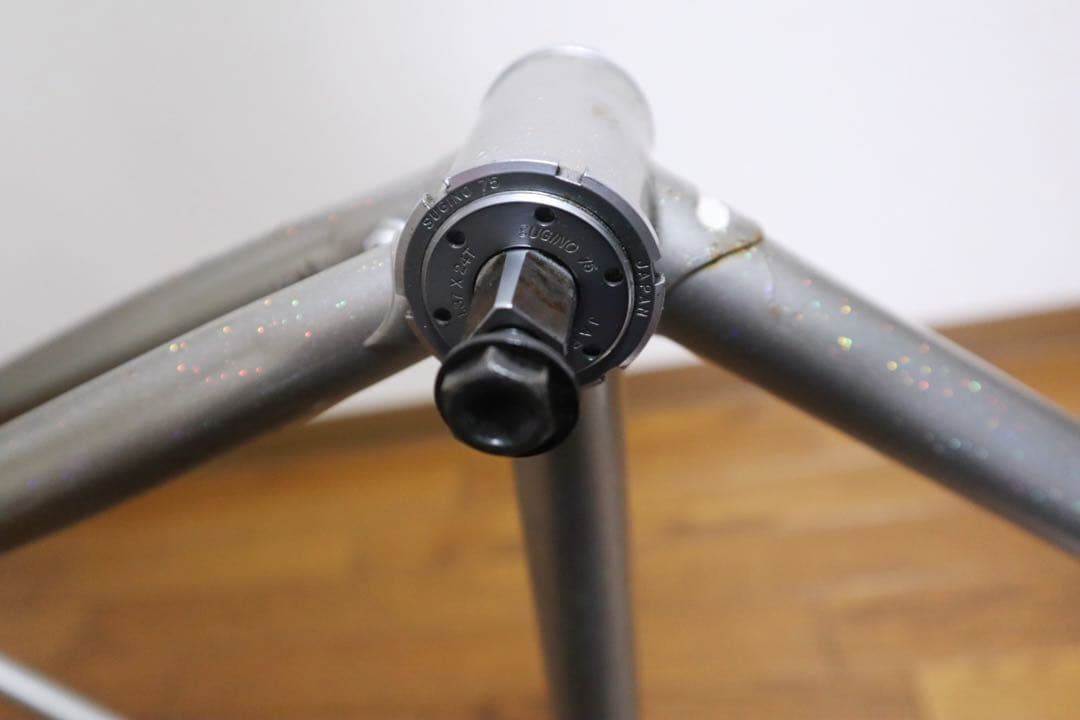 PELOTON プロトン　シルバー ラメ　ピストフレーム