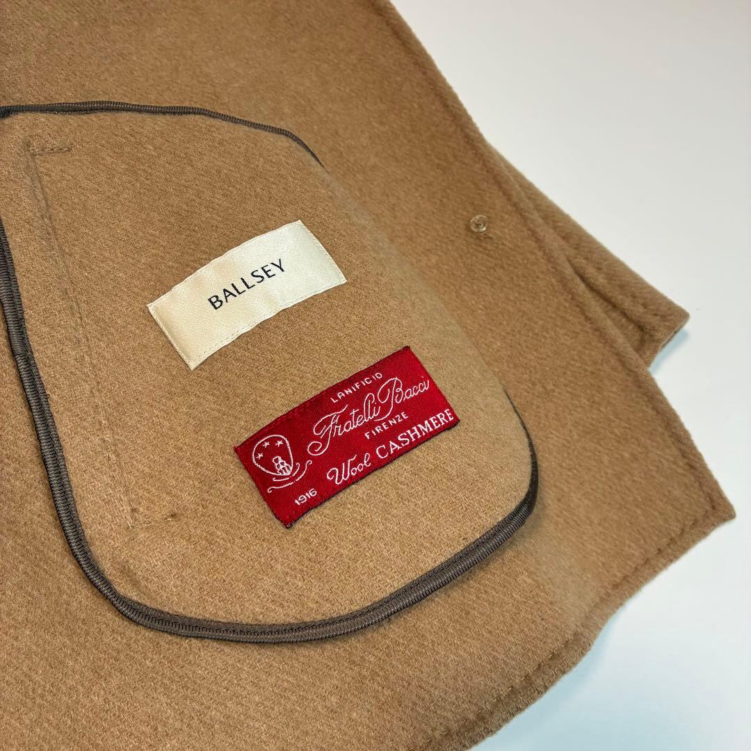 【美品】Ballsey カシミヤウール フォックスファー ポンチョ 高級 上質