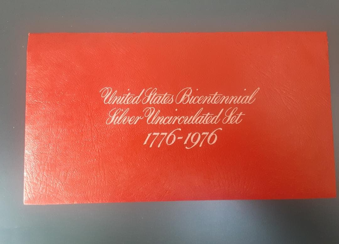 アメリカ建国200周年記念　銀貨3枚セット1776年ー1976年