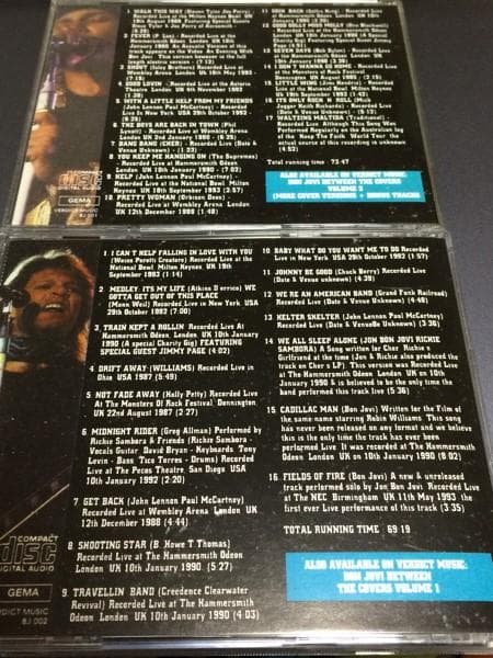 2CD！ ボンジョヴィ/BETWEEN THE COVERS vol.1&2