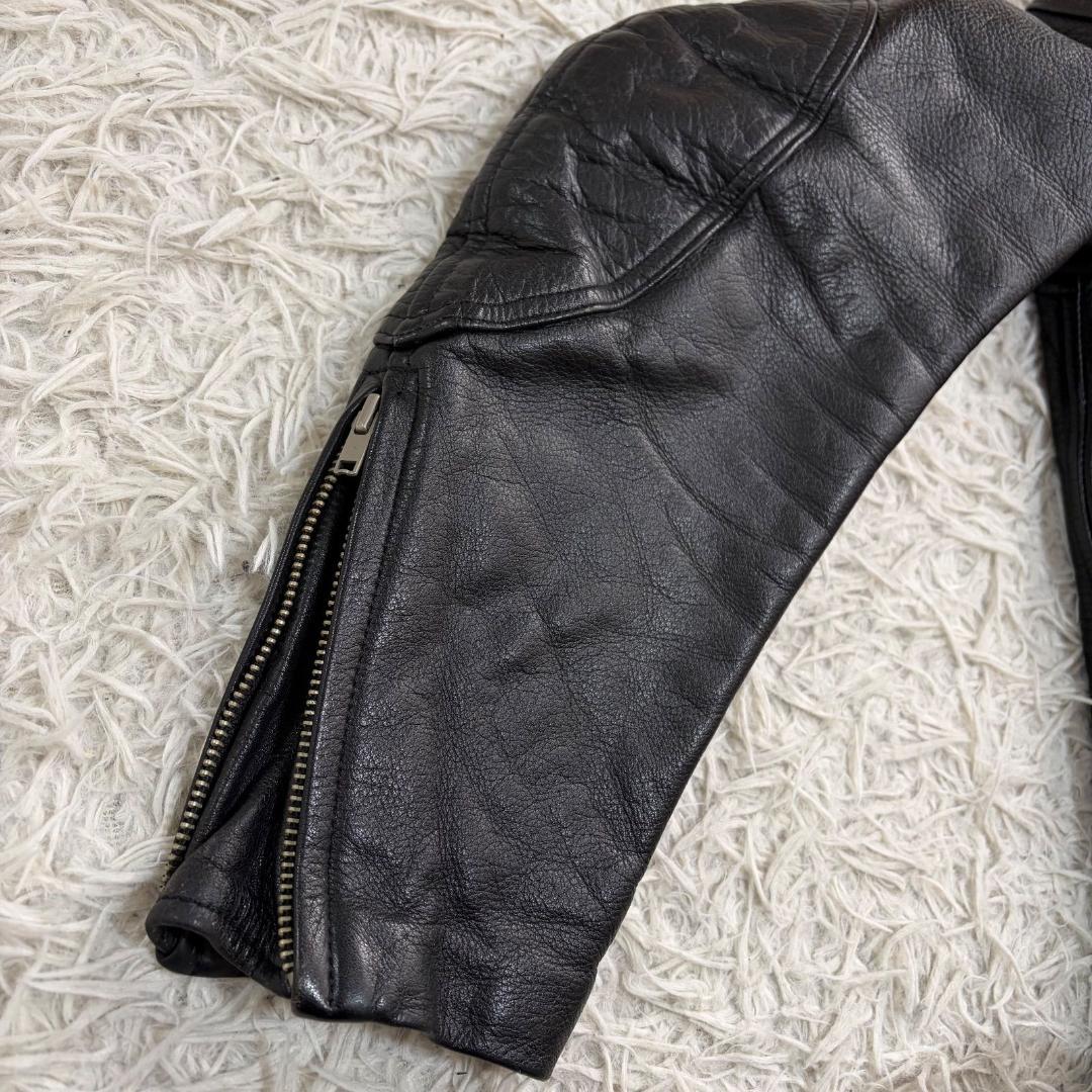 16580✨クシタニ ライダースジャケット レザージャケット L ブラック