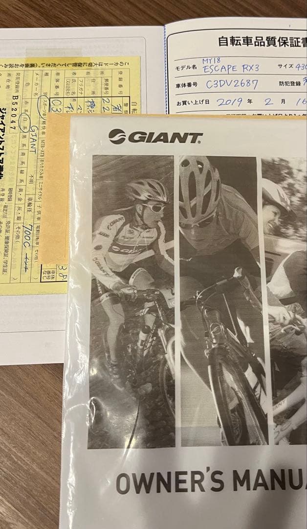 GIANT ESCAPER RX XS クロスバイク