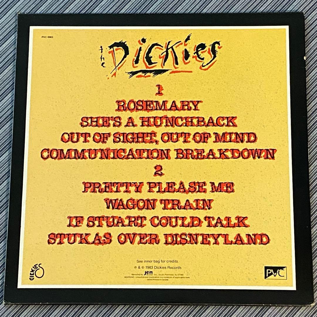 DICKIES 1st~3rdアルバム アナログLP 3枚セット
