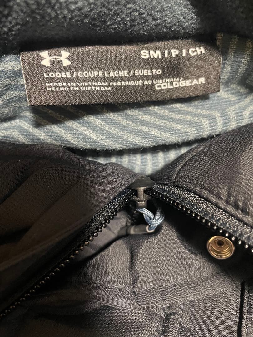 アンダーアーマー　ベンチコート　ロングコート　SM ブラック　黒　防寒着