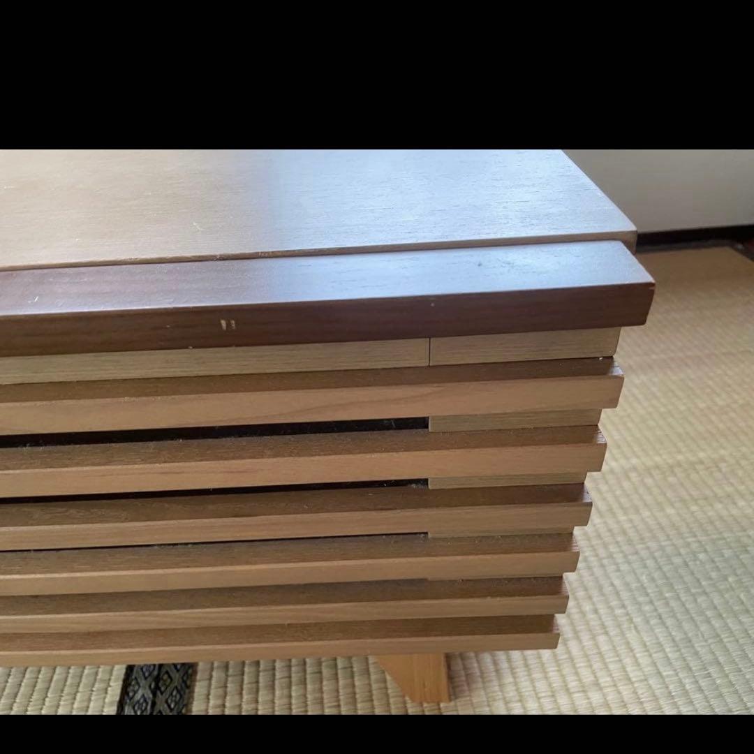 ナチュラルウッド テレビ台 引き出し付き　幅150cm