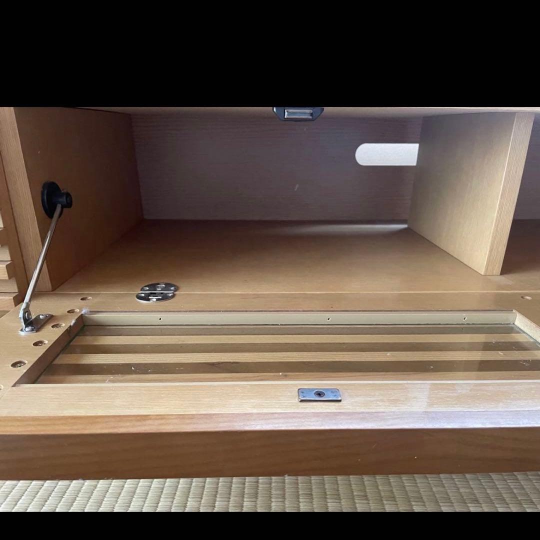 ナチュラルウッド テレビ台 引き出し付き　幅150cm