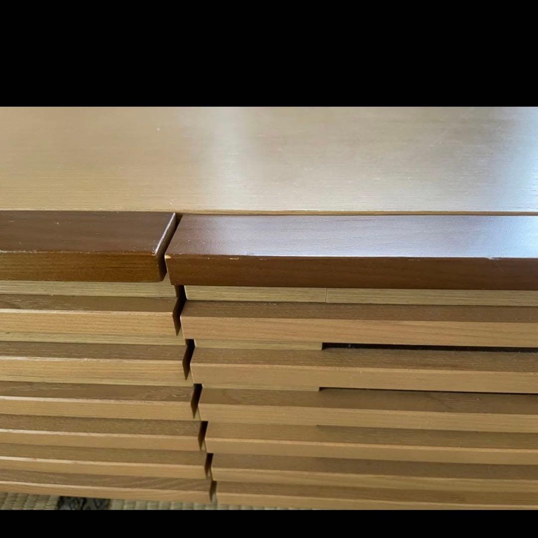 ナチュラルウッド テレビ台 引き出し付き　幅150cm