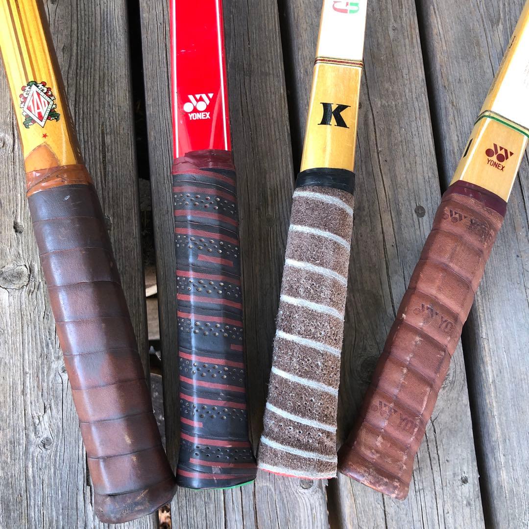 木製 テニスラケット 4本セット 希少 ヨネックス カワサキ TAD