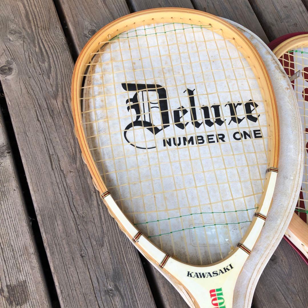 木製 テニスラケット 4本セット 希少 ヨネックス カワサキ TAD