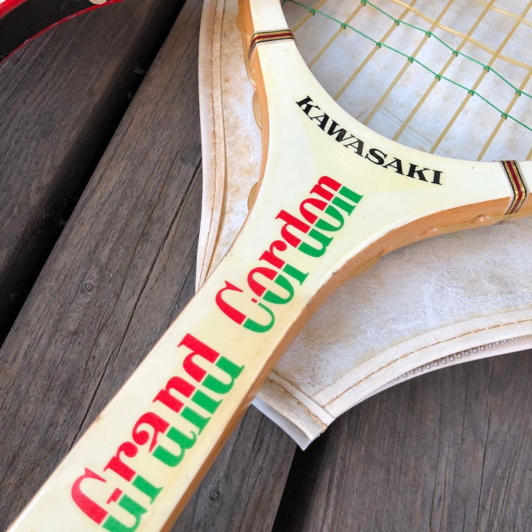 木製 テニスラケット 4本セット 希少 ヨネックス カワサキ TAD