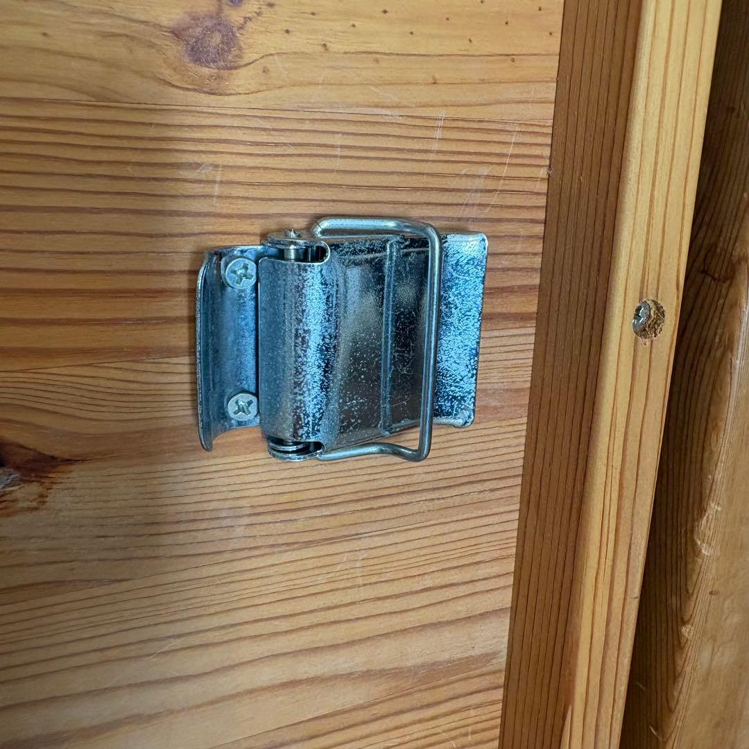 無印良品 パイン材 折りたたみローテーブル 天然木 旧型