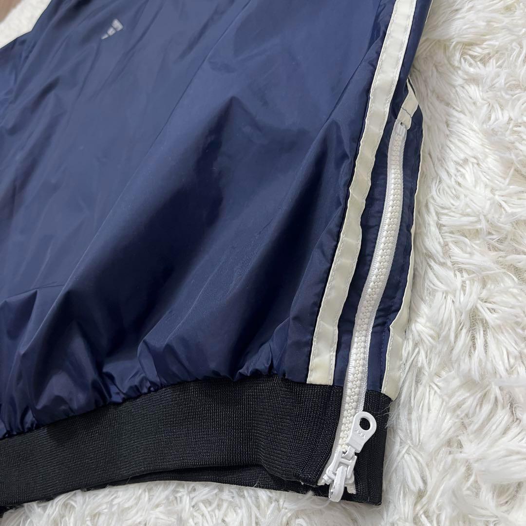 90s adidas アディダス　リバーシブル　ナイロン ピステ　国旗タグ