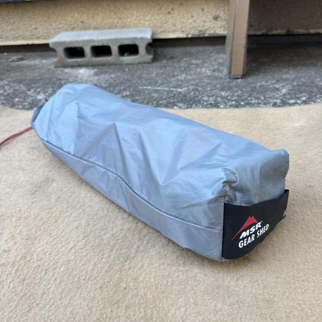 ★訳アリ　MSR　GEAR SHED　ギアシェッド　前庭　エムエスアール