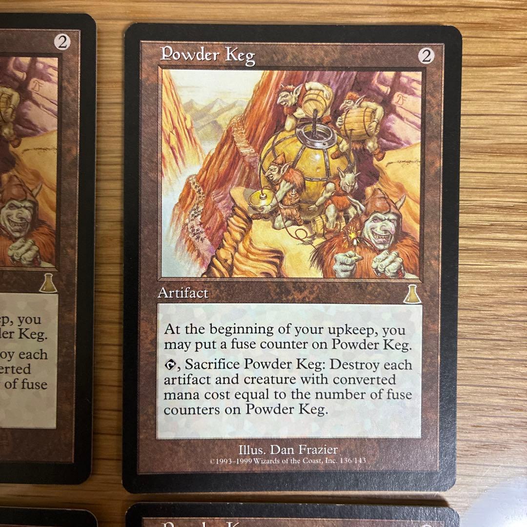 火薬樽/Powder Keg 英語4枚セット