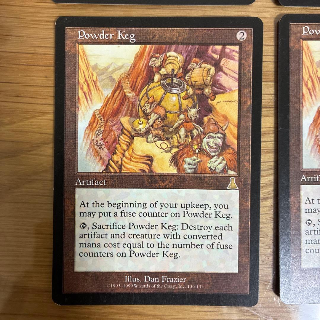 火薬樽/Powder Keg 英語4枚セット