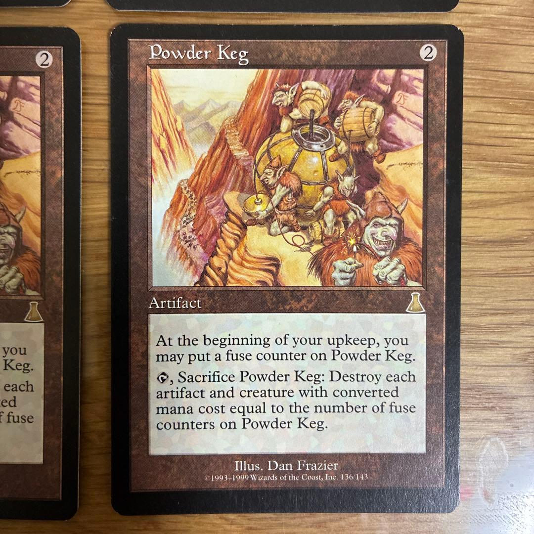 火薬樽/Powder Keg 英語4枚セット
