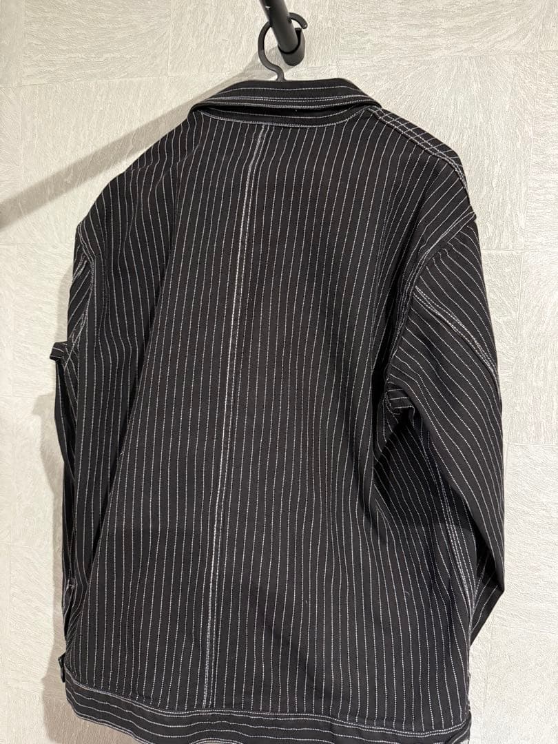 Schott Bros. Perfecto ブラックストライプジャケット L