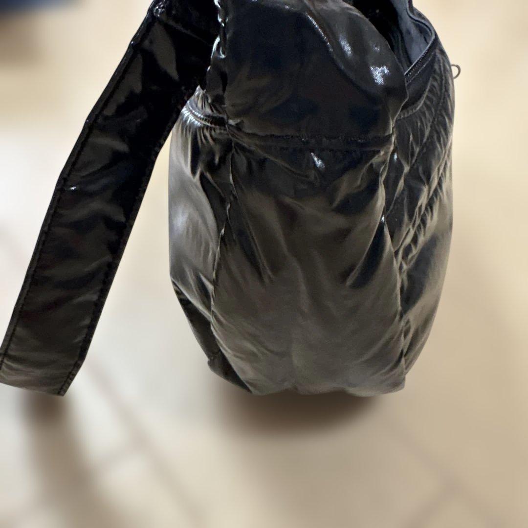 PORTER ポーターガール　ボンボンショルダーバッグ　ブラック