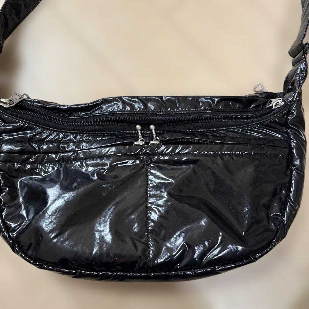 PORTER ポーターガール　ボンボンショルダーバッグ　ブラック