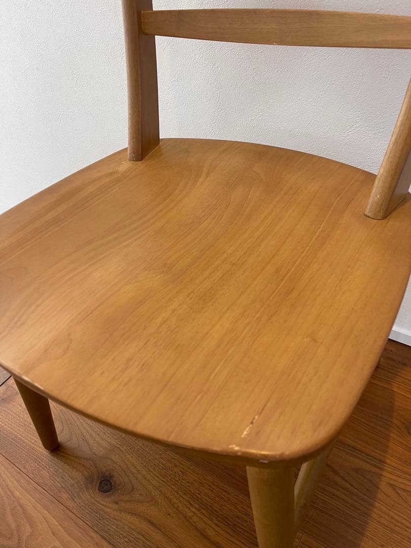 松田家具　木製 ダイニングチェア ナチュラル シンプルデザイン椅子　アンティーク