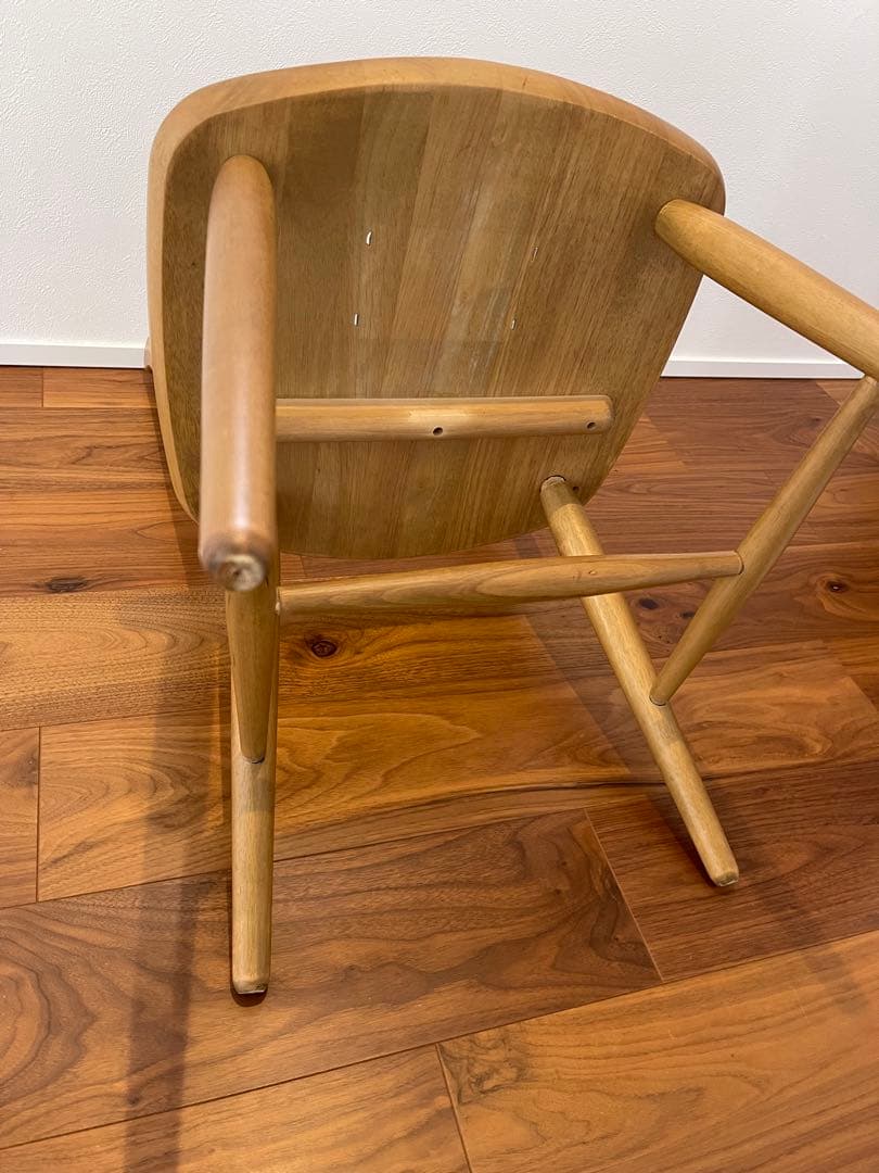 松田家具　木製 ダイニングチェア ナチュラル シンプルデザイン椅子　アンティーク