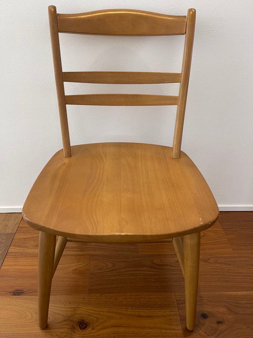 松田家具　木製 ダイニングチェア ナチュラル シンプルデザイン椅子　アンティーク