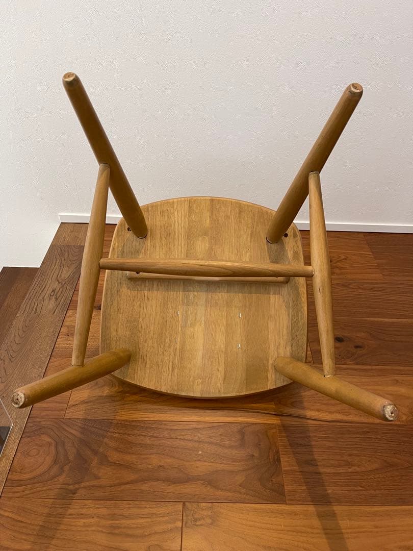 松田家具　木製 ダイニングチェア ナチュラル シンプルデザイン椅子　アンティーク