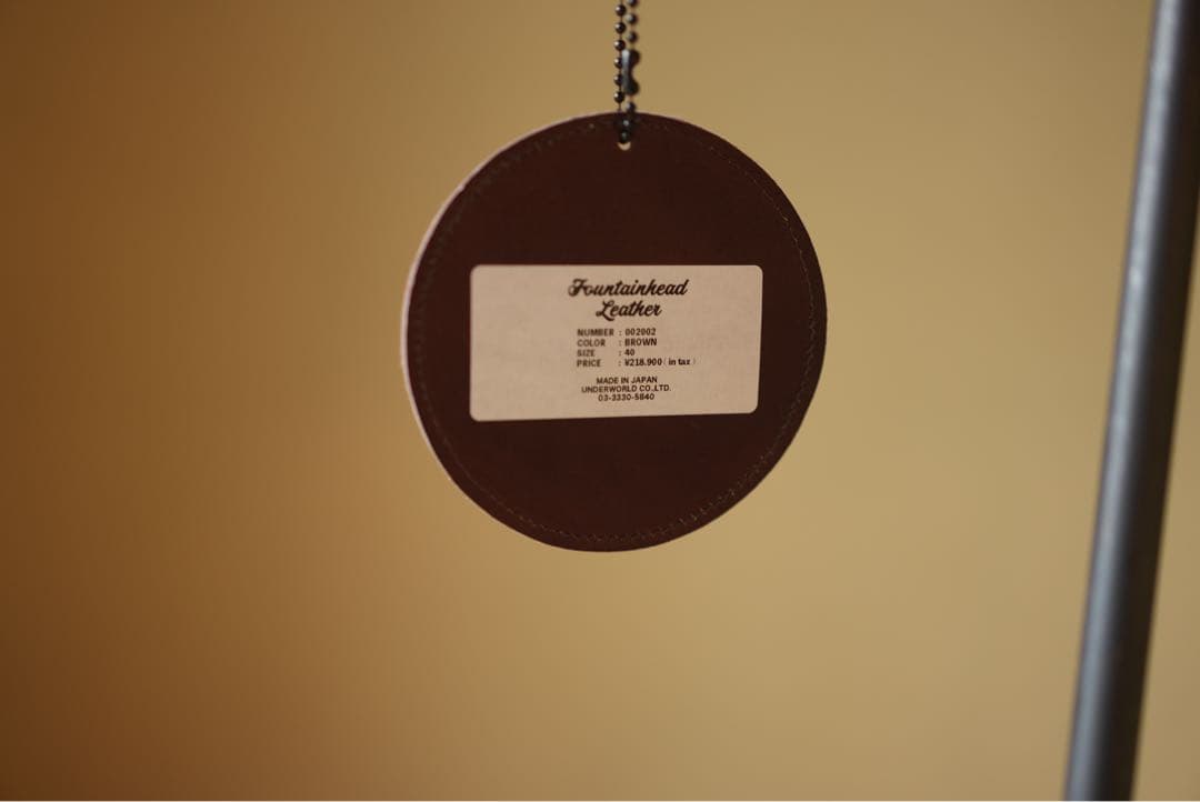 期間限定セール【新品未使用】ファウンテンヘッドレザー　ベータ　ブラウン