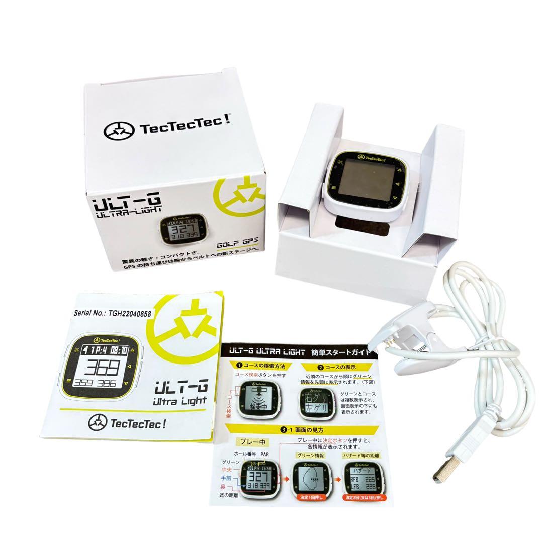 J4169★ 新品　TecTecTec ゴルフGPS距離計 ULT-G