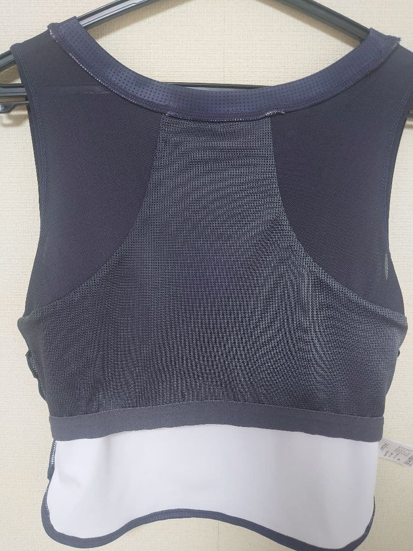 【美品】ドットプリントブラタンクトップ ダークネイビー Sサイズ