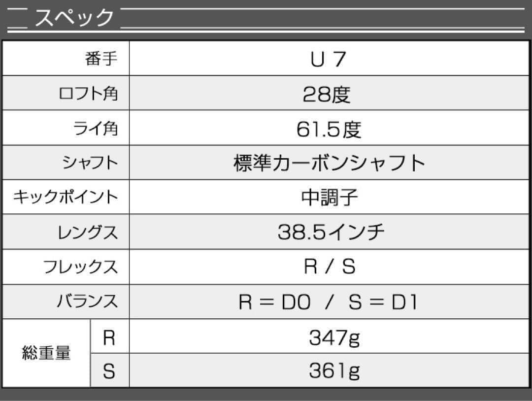 ステルス パラダイム より飛ぶ強反発UTが2本選べて超激安 ダイナミクス UT