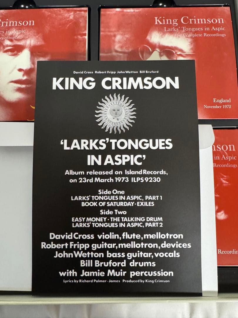 【UK盤13CD/1DVD/1BD】キング・クリムゾン 太陽と戦慄 40周年