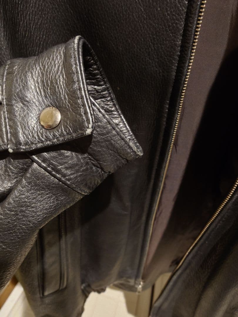 美品　ST.JOHN'S BAY　レザージャケット　スウィングトップジャケット