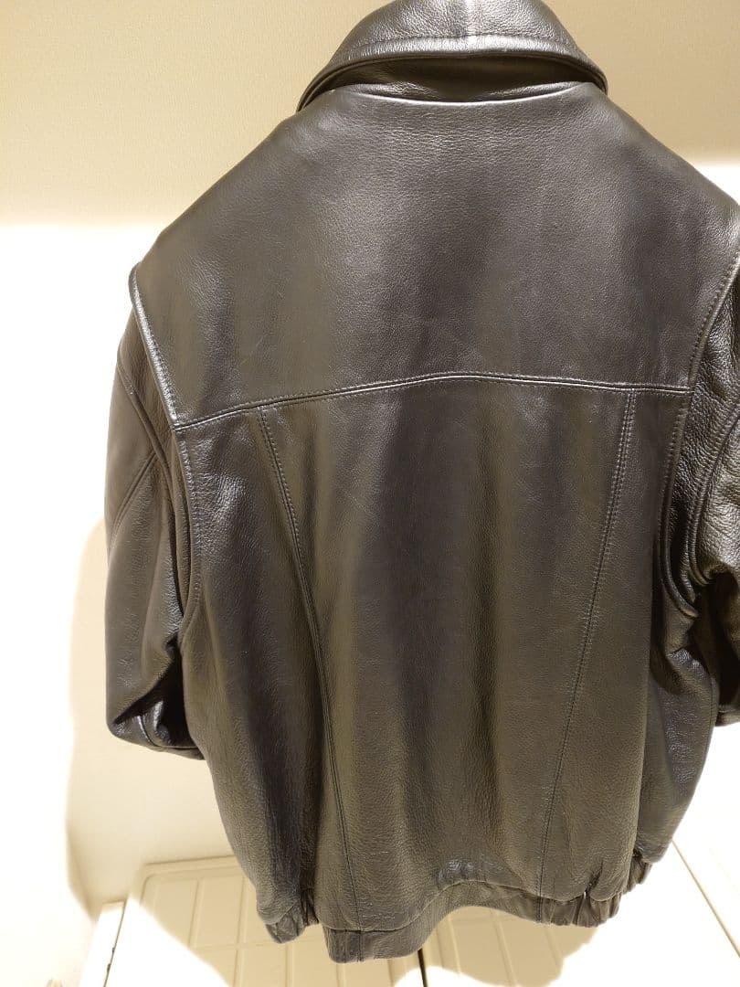 美品　ST.JOHN'S BAY　レザージャケット　スウィングトップジャケット