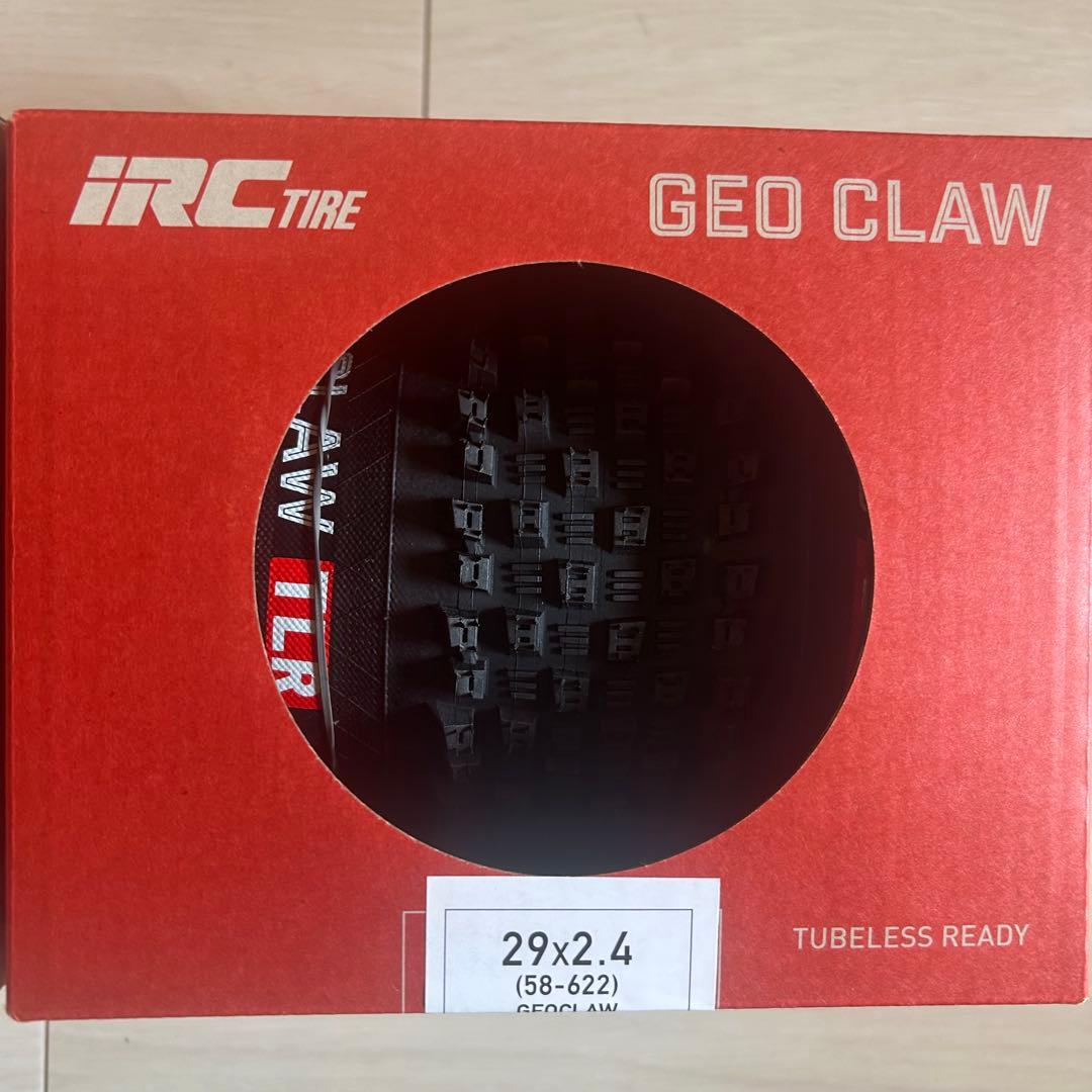 IRC GEO CLAW 29x2.4チューブレスタイヤ　2本セット