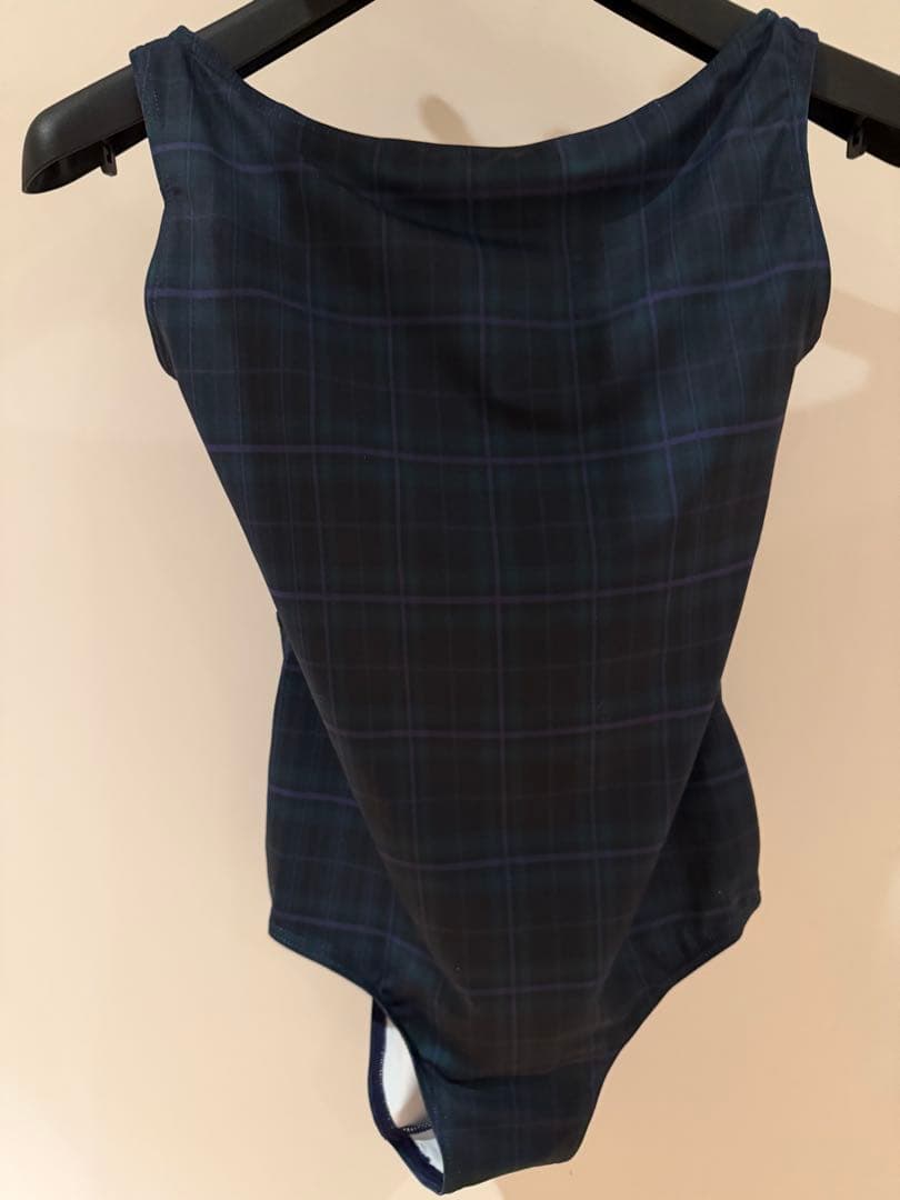 新品 S size Degage チェック unoa ウノア レオタード