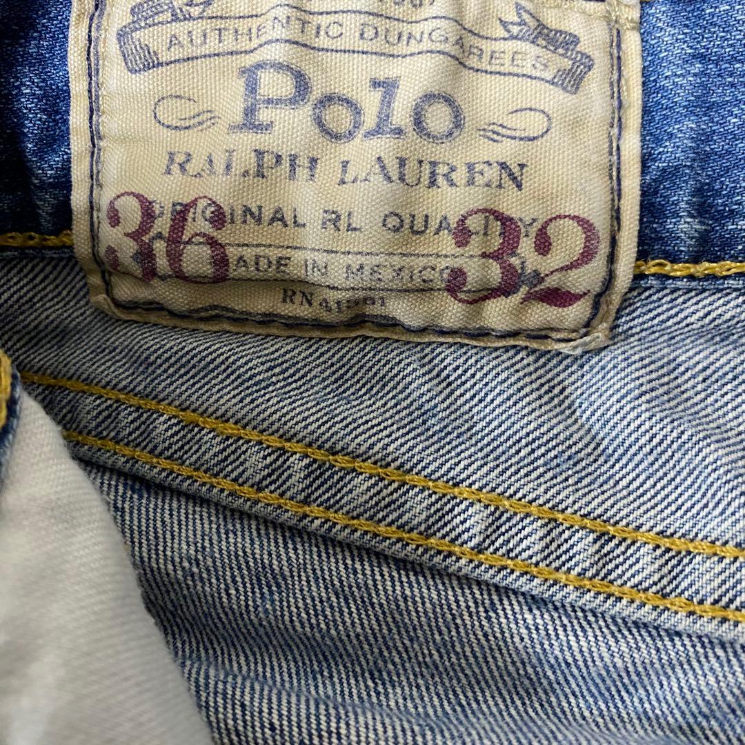 こ*ろ様 ポロラルフローレン ハンプトン ストレートデニムパンツ W36