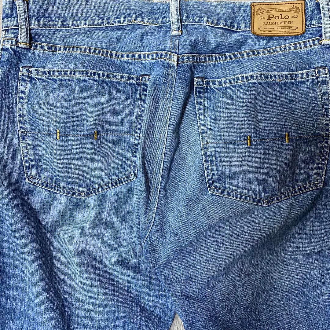 こ*ろ様 ポロラルフローレン ハンプトン ストレートデニムパンツ W36