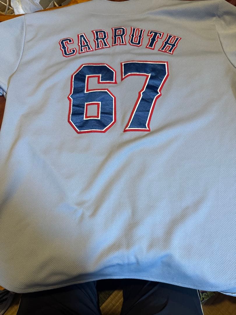 テキサスレンジャーズ2010ワールドシリーズ物グレーXL 美品