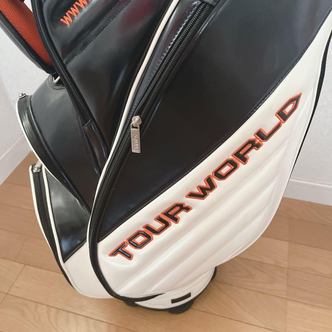K077 ほぼ新品！ HONMA tour world キャディバッグ