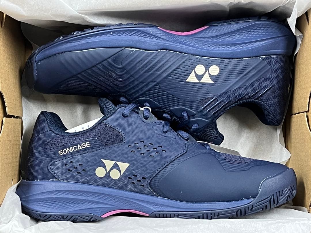 YONEX 26 テニスシューズ オールコート用 4Ewide 554 25.5