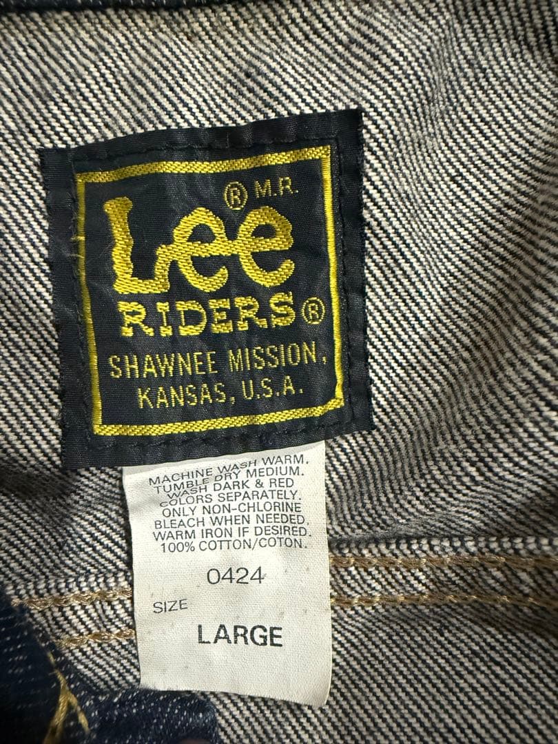 Ａ*K様 美品 Lee 101J デニムジャケット L 日本製 エドウィン 濃紺