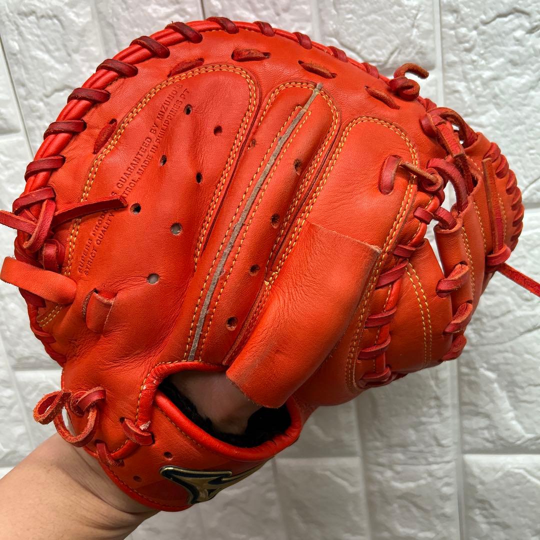 【美品】野球 グローブ 軟式 少年野球 キャッチャーミット ミズノ セレクト9