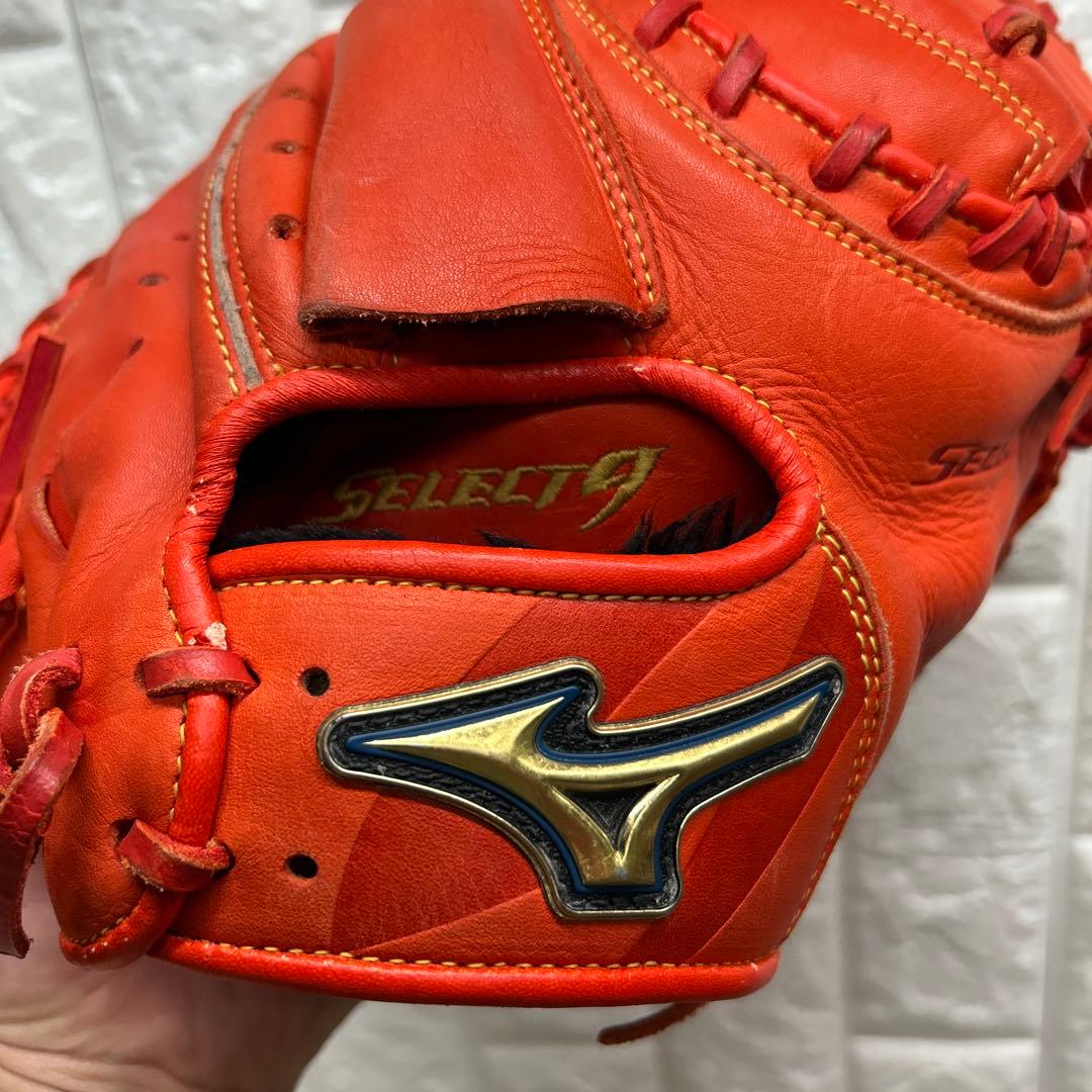 【美品】野球 グローブ 軟式 少年野球 キャッチャーミット ミズノ セレクト9