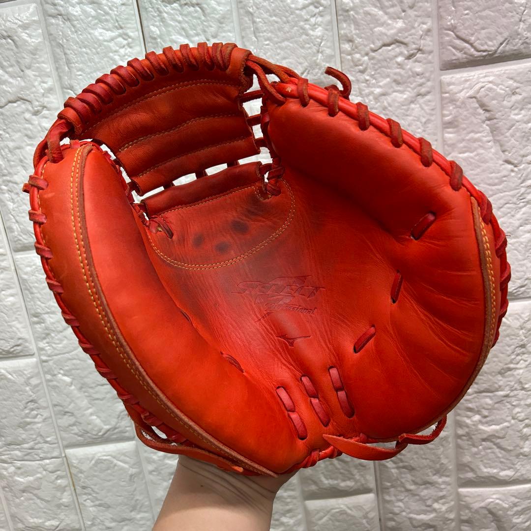 【美品】野球 グローブ 軟式 少年野球 キャッチャーミット ミズノ セレクト9