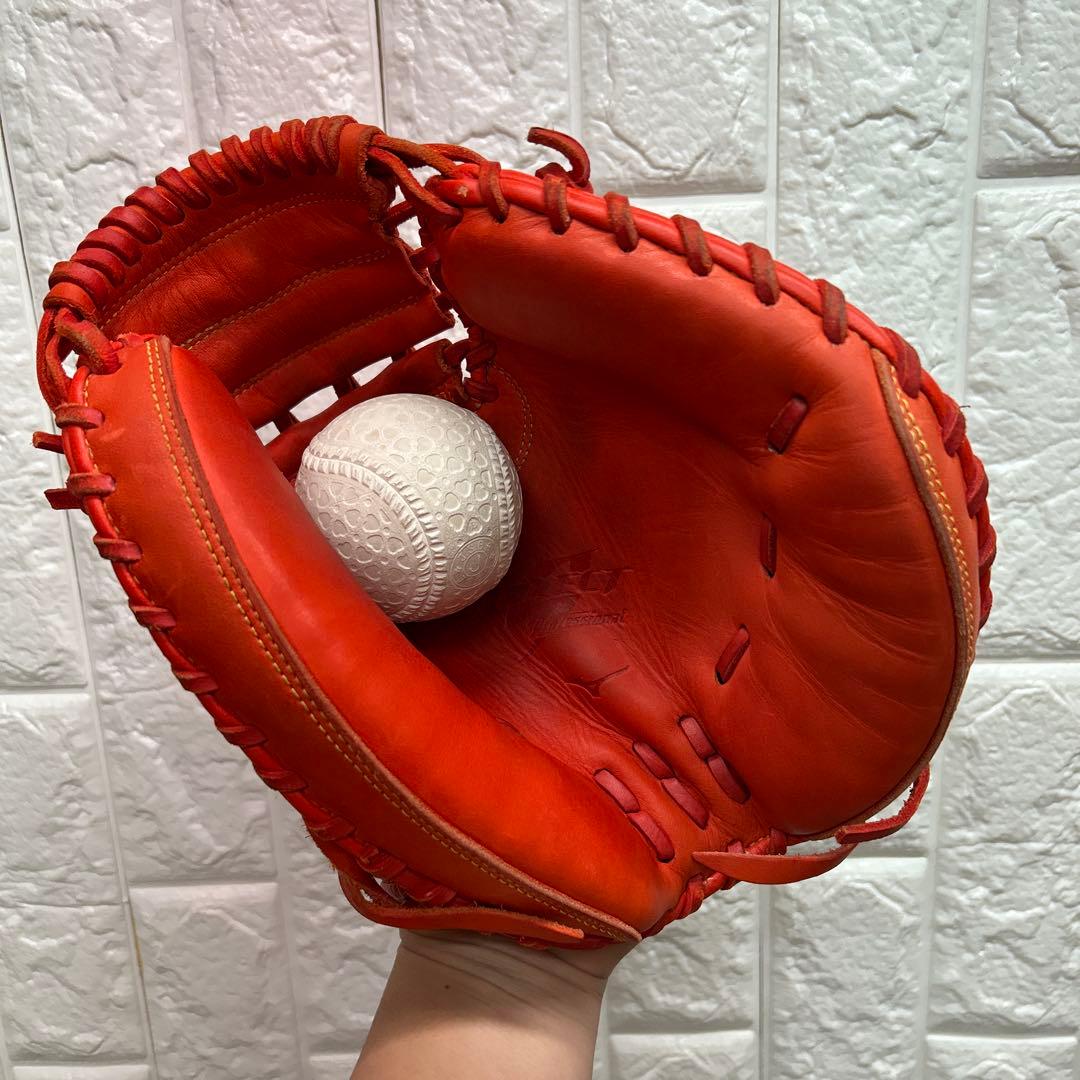 【美品】野球 グローブ 軟式 少年野球 キャッチャーミット ミズノ セレクト9