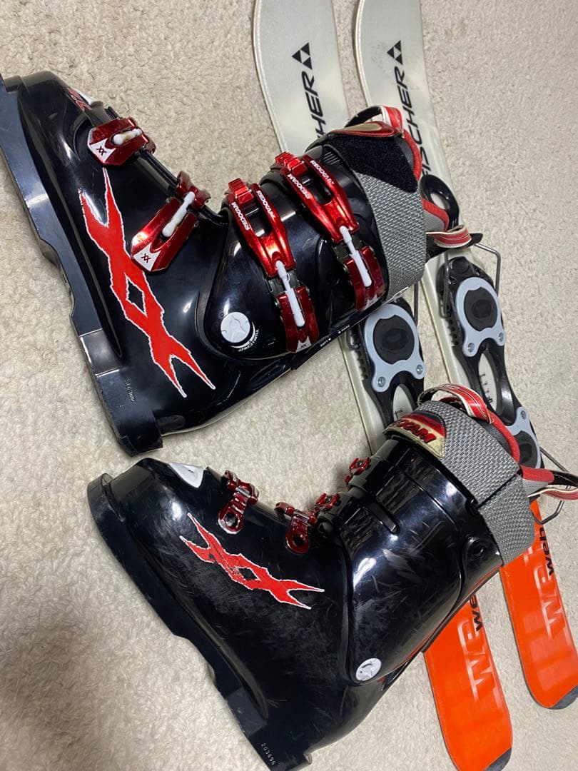 ショートスキーセット　FISCHER WEBレグザムCSOSS26cmブーツ付