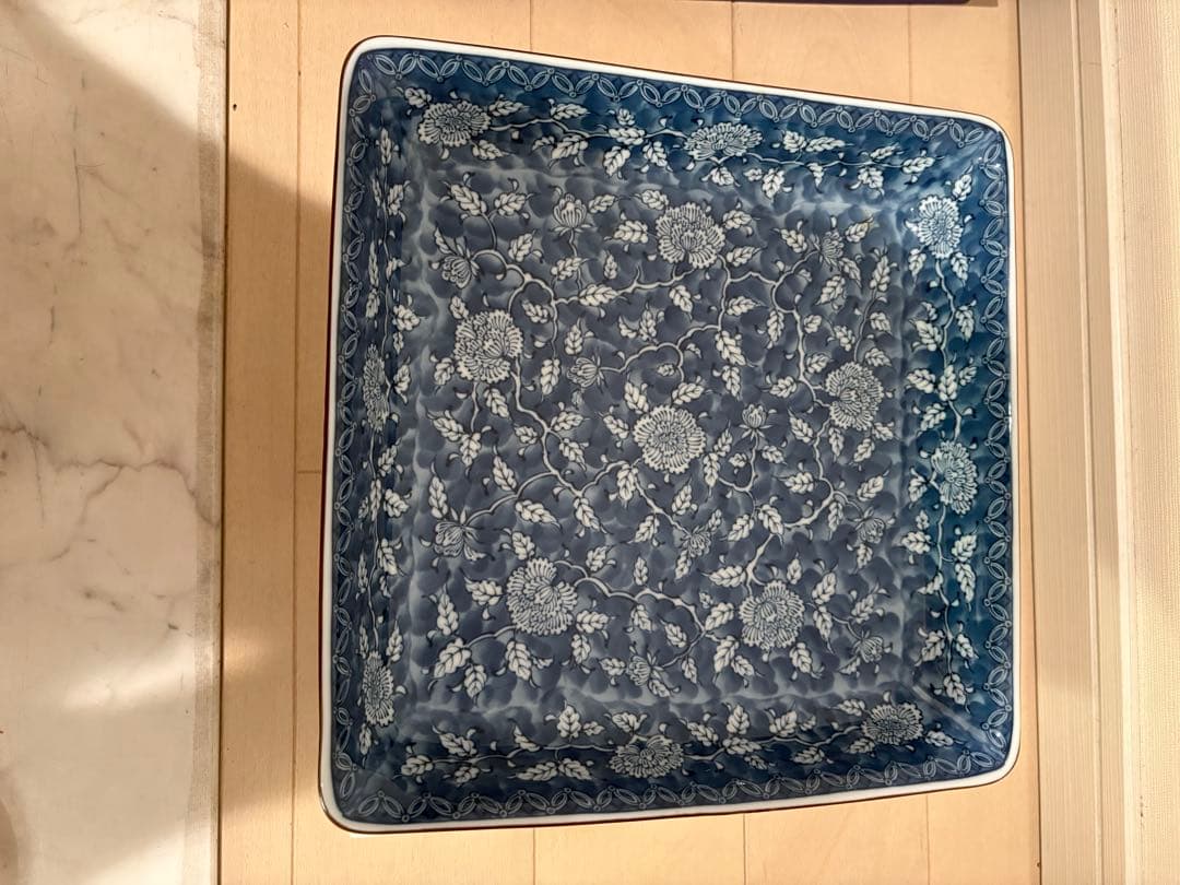 【たち吉】遊魚 銘々皿5枚 遊魚 角盛鉢1枚 染からくさ角盛鉢1枚 新品未使用